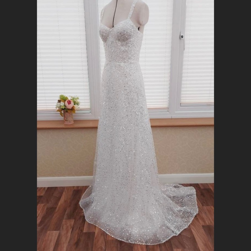 Sequin wedding dress